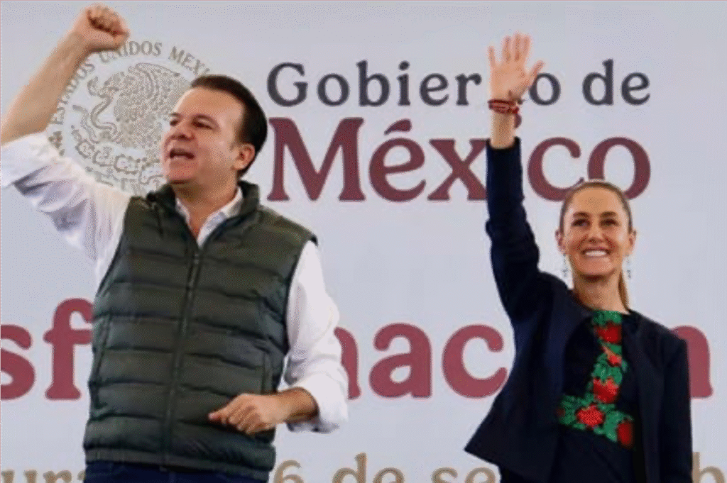 Gobernador priista de Durango se declara ‘claudista’ y suena la unidad con Sheinbaum