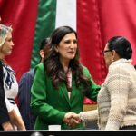 Kenia López llama a diálogo respetuoso en comparecencia de Segob