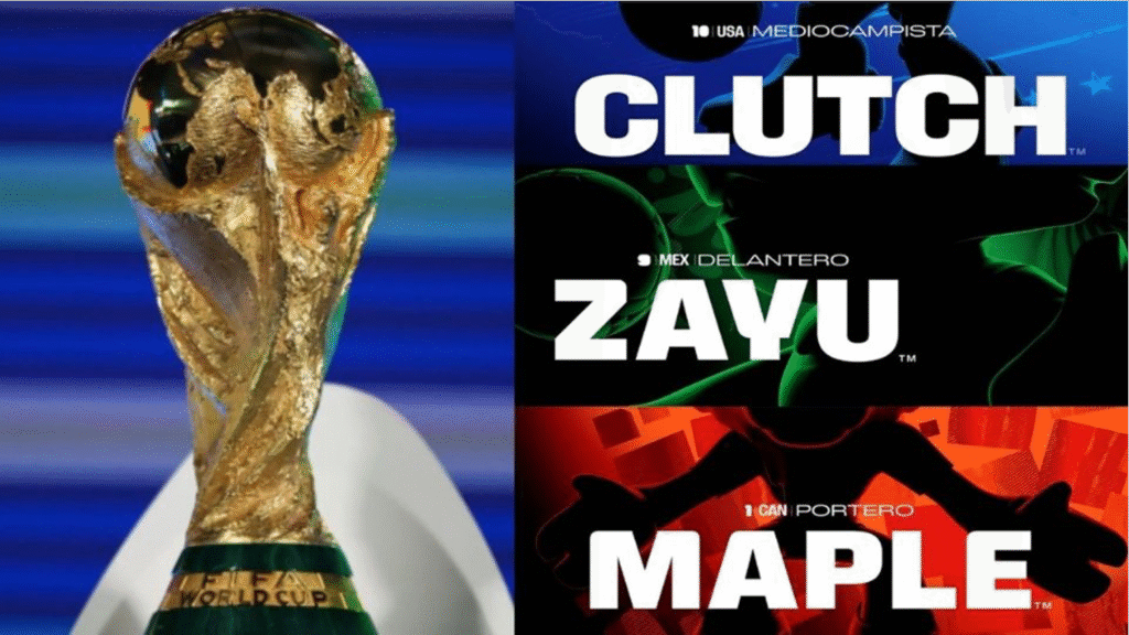 Zayu, Maple y Clutch- ¿Qué son y qué significan los nombres de las mascotas del Mundial 2026?