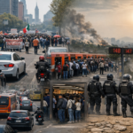 CDMX amanece entre tráfico, marchas y mala calidad del aire