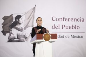 Conferencia de prensa de Claudia Sheinbaum en México