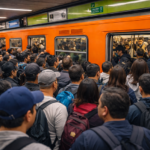 CDMX entre tráfico, marchas y Metro saturado