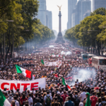 Tarde pesada en CDMX entre marchas y tráfico detenido