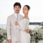 Charles Leclerc y Alexandra Saint Mleux se casan en íntima boda en Mónaco