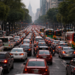 Lunes de tráfico, marchas y retrasos en la capital