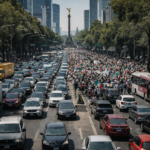 Caos vial en CDMX por siete marchas y afectaciones en Metro