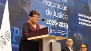 Ernestina Godoy presenta Plan Estratégico de la FGR 2026-2029