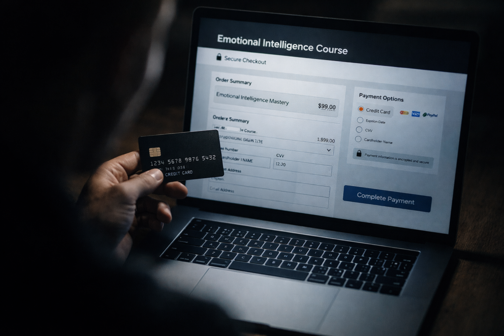 Pago en línea para curso de inteligencia emocional