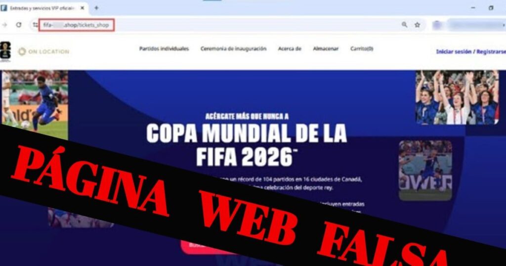 Detectan cinco sitios falsos que suplantan a FIFA para robar datos bancarios