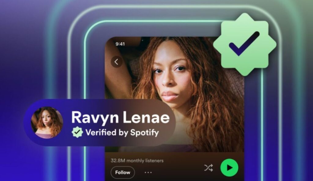 Spotify implementa verificación verde para segregar artistas humanos de la IA